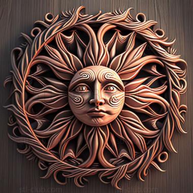 3D model sun (STL)